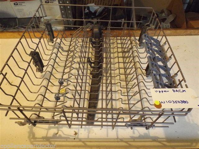 WHIRLPOOL DISHWASHER W10350380 UPPER RACK USED PART *SEE NOTE* WHIRLPOOL DISHWASHER W10350380 UPPER RACK USED PART *SEE NOTE*